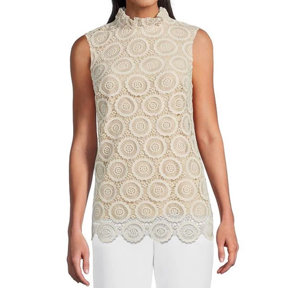 Preston & York Ivory Lace Dressy top